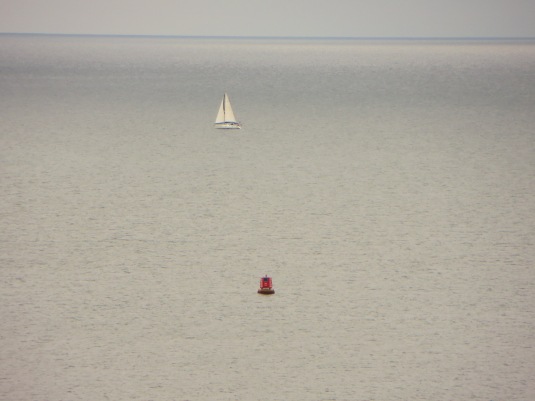 All alone on the ocean
