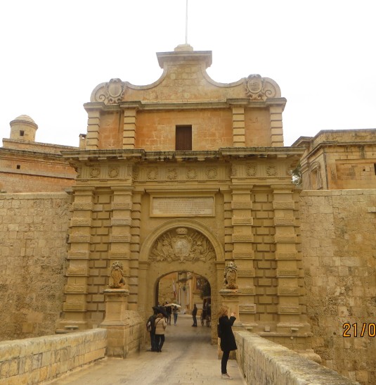 entrance gates of Mdina