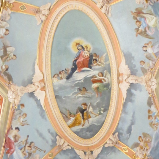 Ceiling of the Carmelite Church in Mdina